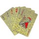 thumbnail image 2 of Luxury Gold Foil Poker Playing Cards Deck Waterproof Pet Plastic Poker Cards Adults Games Gifts, 2 of 5