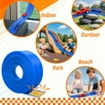 thumbnail image 2 of KiddiTouch 15 Ft Flexible Race Car Track for Kids, Hot Racing Wheels Track Set with Suction Cups, Compatible with Diecast 1/64th Cars, Rolls up Portable DIY Racetrack, 2 of 9