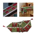 thumbnail image 4 of Camino de mesa navideño Macarena mantel rústico lavable para Decoración navideña, 4 of 8
