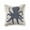 Cream And Charcoal Navy, variant on 14 x 14 x 36 in. Blue Coastal Zippered 100 Percent Cotton Throw Pillow - Set of 2