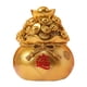 thumbnail image 3 of Estatua tradicional china de Feng Shui con forma de alcancía para sala de estar, escritorio y TV. Dorado 11x13cm, 3 of 9
