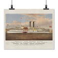 thumbnail image 2 of Print: People's Line Hudson River, The Palace Steamers Of The World, 2 of 4