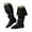 Black, variant on Fold Over Slouchy Boots for Women Vintage Flat Booties Casual Pull on Mid Calf Boots