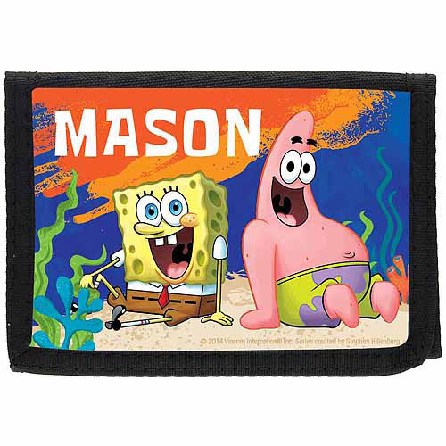 Sponge-Bob Stylish And Personal Easy To Carry Leather Wallet