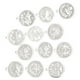 thumbnail image 5 of 12 unids/set de acero inoxidable signo del zodiaco collar pulsera colgante para joyería artesanal DIY, 5 of 14