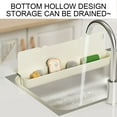thumbnail image 3 of Kitchen Sink Shelf With Suction Cup Drain Rack And Storage Basket For Countertop Organization, 3 of 6