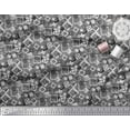 thumbnail image 3 of Soimoi Cotton Cambric Fabric Square Geometric Decor Fabric Printed Yard 42 Inch Wide, 3 of 3