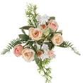 thumbnail image 2 of Paokuoon Artificial Flower Simulation Multi Color Mixed Rose Bouquet Faux Silk Appearance Flower, 2 of 7