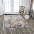 thumbnail image 2 of Rizzy Rugs Princeton Area Rug PRI108 Cream/Multi Curves Blocks 3' 11" x 5' 6" Rectangle, 2 of 5