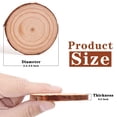 thumbnail image 2 of Discos redondos Craft Wood Slices Coadura, 30 unidades, de 6 a 7 cm, para bricolaje, 2 of 7