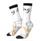 thumbnail image 1 of Balery Little Chef Gnome Calcetas Largas con Estampado para Hombre y Mujer – Suaves y Transpirables, Talla Única (US 5-11), 1 of 6