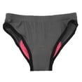 thumbnail image 1 of Ropa interior de ciclismo para mujer, pantalones cortos acolchados 3D, ligeros, de secado rápido, color gris oscuro, talla 2XL, 1 of 14