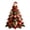 Santa Claus, variant on Christmas DIY Quilted Fabric Tree Craft Kit, 3D Padded Patchwork Sewing Set for Beginners, Home Mantel Table Office Display, Gift for Craft Lovers, Snowman, 12x6in