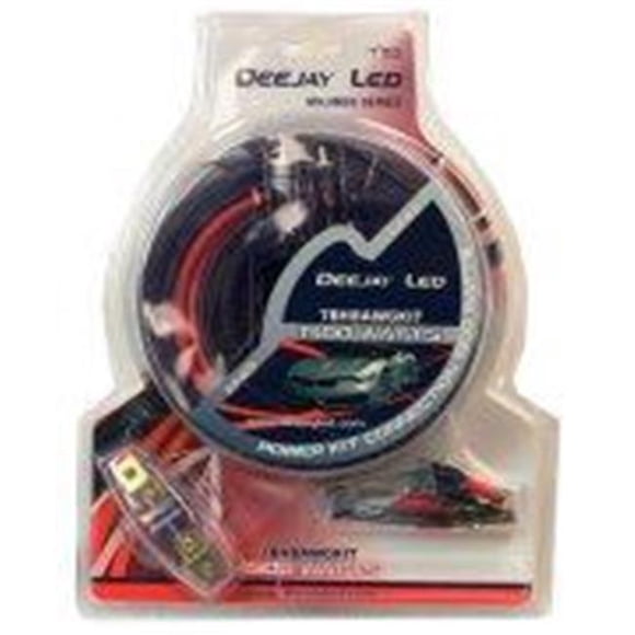 TBH8AWGKIT Kit LED 8 ga Deejay Support de Fusible RCA