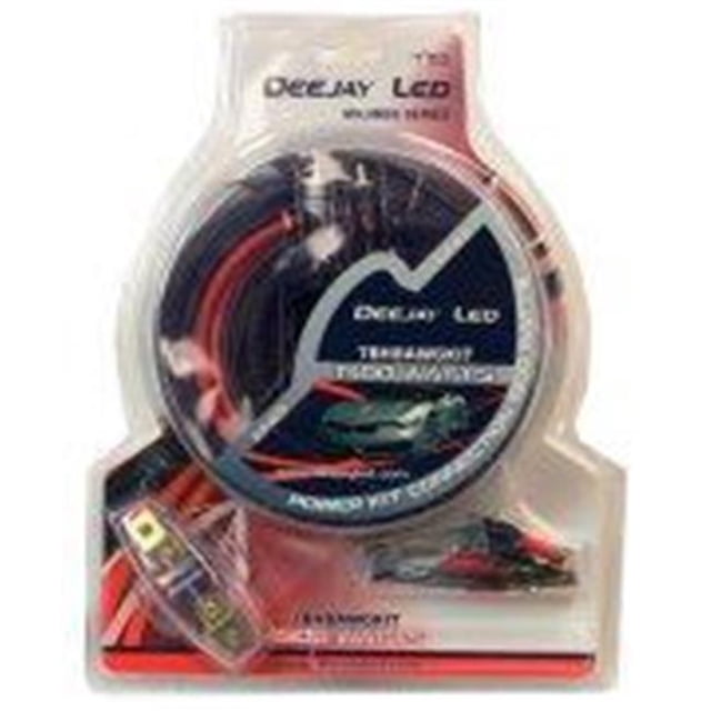 TBH8AWGKIT Kit LED 8 ga Deejay Support de Fusible RCA