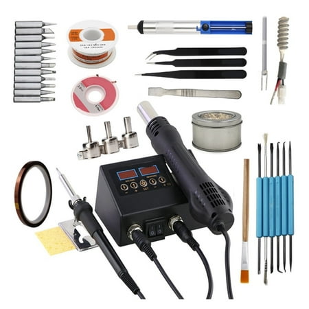 

2-in-1 Digital Display Soldering Iron Heat Gun Welding Rework Tool