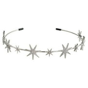 Believe By Brilliance Fine Silver Plate CZ Star Headband