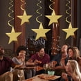 thumbnail image 3 of 36 Uds estrella dorada estampado por los dos lados decoración de estrellas de papel para suministros de fiesta de boda, 3 of 5