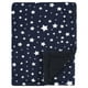 thumbnail image 1 of Manta Hudson Baby Plush Vison Sherpa Navy Star 76 x 102 cm, 1 of 2
