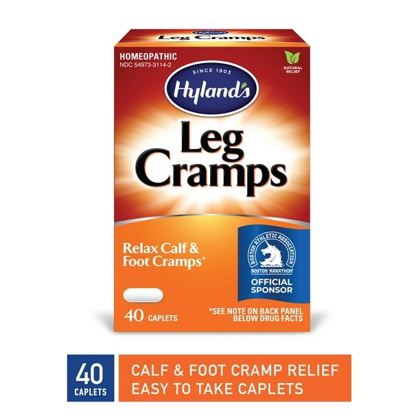 Hyland's Leg Cramp Caplets, Natural Calf, Leg and Foot Cramp Relief, 40