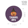 thumbnail image 5 of Koyal Wholesale Halloween Thank You Stickers 2 Inch Round 120 Bulk Cute Pumpkin Witch Hat Labels For Halloween, 5 of 5