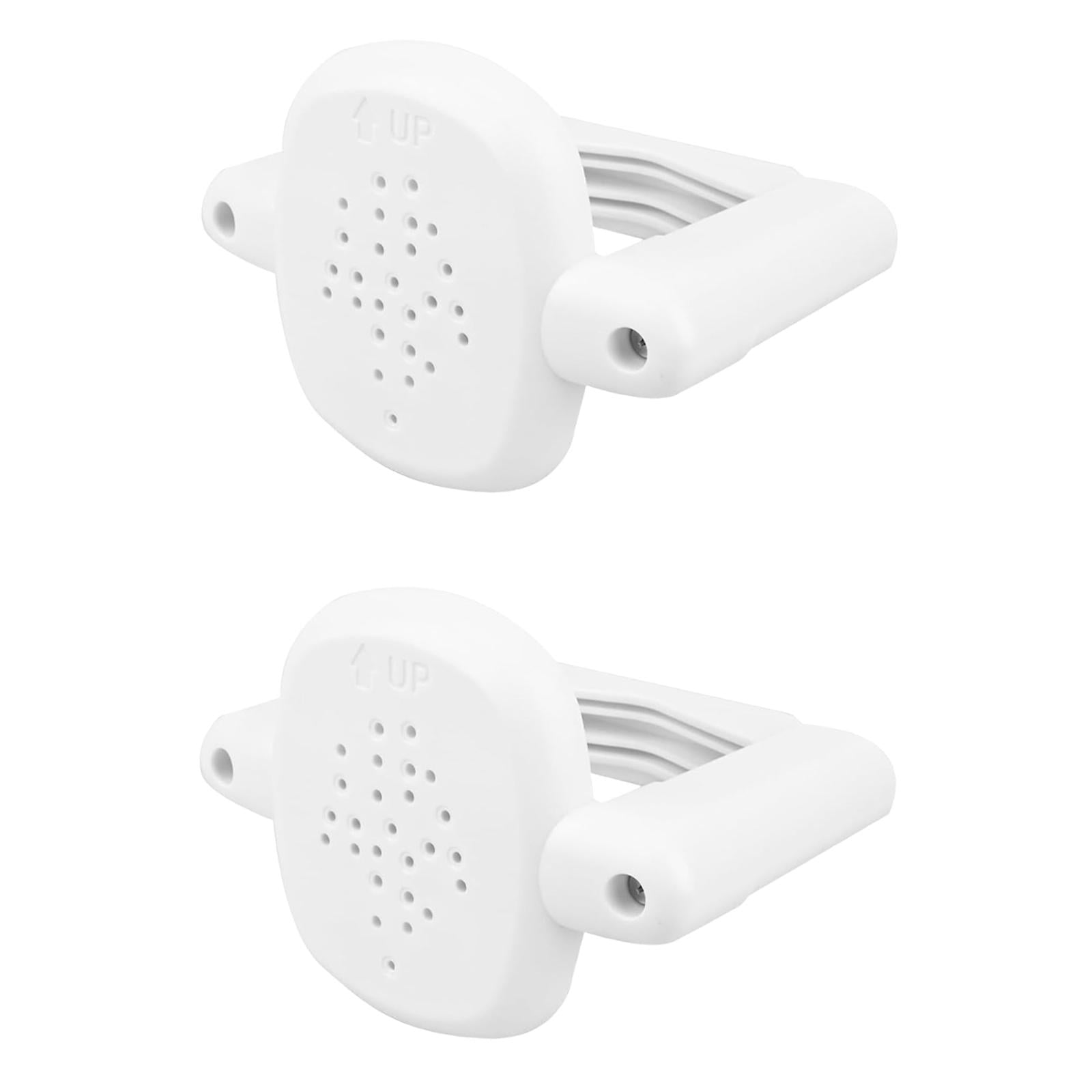 balikha 2 Pieces Stairs Gate Banister Adapter Mounting Security Equipment Puppy Kitten Fence Pet Barrier Replace Stair Gate Base Kit White