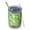 Green Daisy Flower, variant on 12oz Tumblers Lightgreen Daisy Flower White Blooms Vacuum Insulated Stainless Steel Travel Tumbler Cups Mug with Lid and Straw for Beer,Coffee,Beverages with Cleaning Brush for Cold Hot Drinks