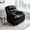 Black/Air Leather, variant on Whitney Recliner Chair with Massage and Heating by Naomi Home-Color:Gray,Material:Air Leather