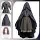 thumbnail image 2 of Disfraz de fantasía de Melina para mujer adulta, vestido, capa, peluca de Melina, trajes de juego de rol, traje de carnaval de Halloween, 2 of 5