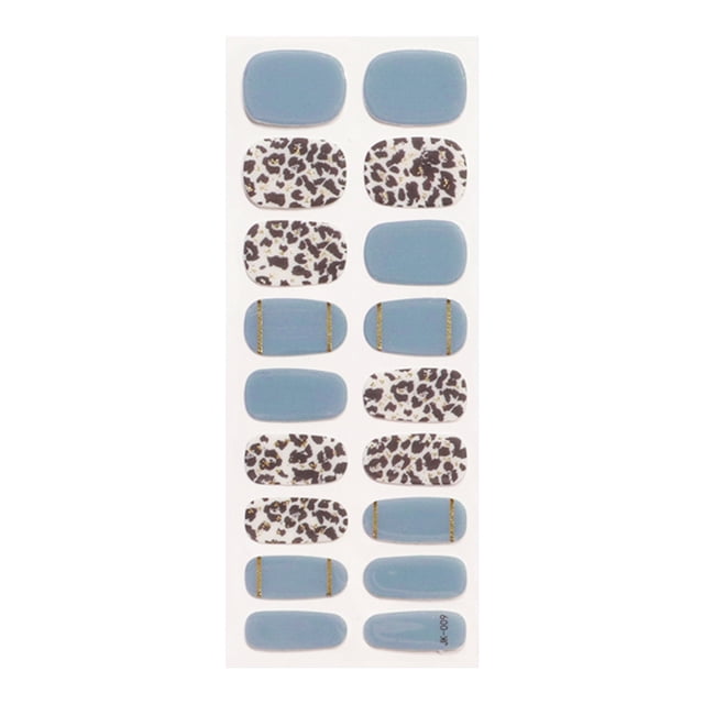 Pegatinas de uñas de gel Pegatinas de arte de uñas autoadhesivas Calcomanías de uñas DIY yeacher tipo 1