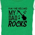thumbnail image 4 of Inktastic For the Record, My Dad Rocks Boys or Girls Baby Bodysuit, 4 of 5