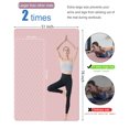 thumbnail image 2 of YR Tapete de Yoga Extra Gruesa 1 Pulgada 78x51" Tapete de Ejercicio Grande y Ancha para Niños Mayores Entrenamiento en el Gimnasio en Casa, Rosa, 2 of 7