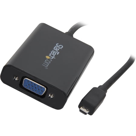 UPC: 0065030851008 | StarTech.com MCHD2VGAA2 Micro HDMI to VGA Adapter Converter with Audio for Smartphones / Ultrabooks / Tablets – 1920×1200
