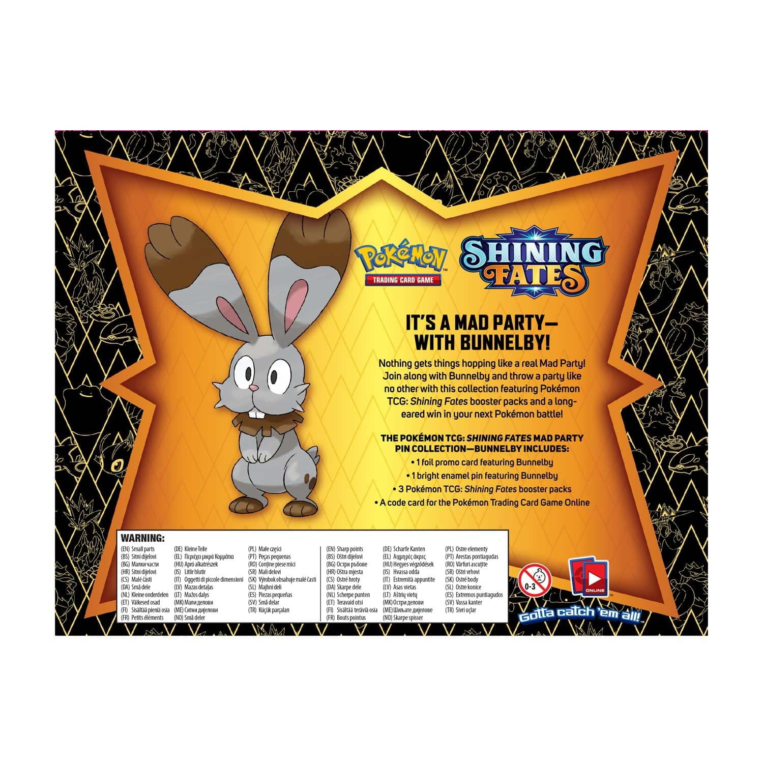 POKEMON MAD PARTY PIN COLLECTION 2021 (1X Random)