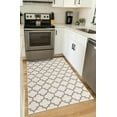 thumbnail image 4 of Unique Loom Trellis Collection Area Rug - Philadelphia (7' 10" x 11' Rectangle Beige and Gray/Gray), 4 of 11