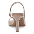 thumbnail image 3 of THALIA SODI Womens Beige Clear Padded Goring Salsah Open Toe Stiletto Slip On Dress Slingback 6 M, 3 of 4