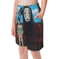 thumbnail image 2 of Spirited Away Boy'S Swim Trunks Quick Dry Board Shorts Kids Beach Swim Shorts Bathing Suits Swimsuit, 2 of 7
