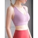 thumbnail image 2 of Ropa interior de mujer Sujetador de yoga para mujer deportivo acanalado cuello en V entrenamiento jogging chaleco informal sin cables Romacci Ropa interior de mujer, 2 of 7