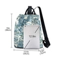 thumbnail image 3 of FORMRS Women's Travel Backpack Purse Anti-Theft Hidden Pockets Casual Shoulder Bag, Green Flourishing Garden, 3 of 7