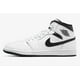 thumbnail image 3 of N I-K-E A i r-Jor-dan 1 Mid Shoes White Black DQ8426-132 Men's Sizes NEW, 3 of 6