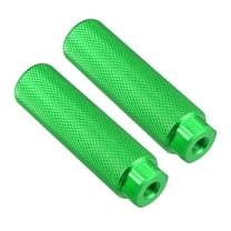 Unique Bargains 1Pair Aluminum Alloy BMX MTB Bike Bicycle Rear Foot Pegs Footrests Fit 3/8 Inch Axles Green