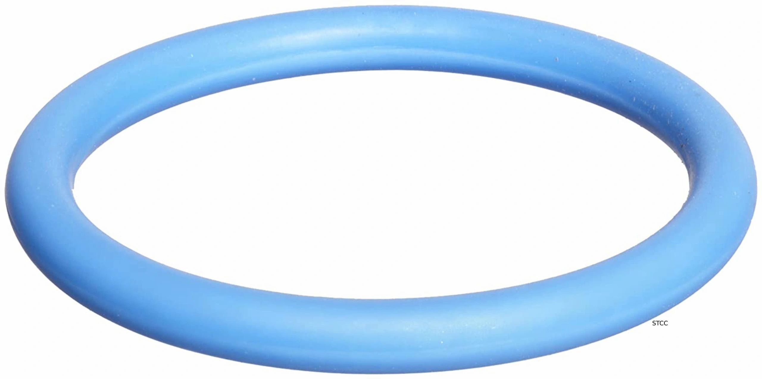 Pack of 25 3/32 Width 129 Fluorosilicone O-Ring 1-9/16 ID Blue 70A Durometer 1-3/4 OD