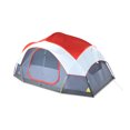 thumbnail image 1 of Outbound 8 Person 3 Season Easy Up Dome Tent with Room Divider and Rainfly, Red, 1 of 8