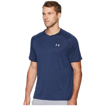 Under Armour Men's Tech 2.0 V-Neck Short-Sleeve T-Shirt , Academy Blue (408)/Steel , XX-Large
