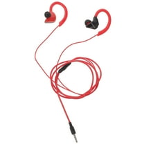 Greenadscape 1 Pair Red Wired Earbuds for Cell Phone with Noise Cancelling Function