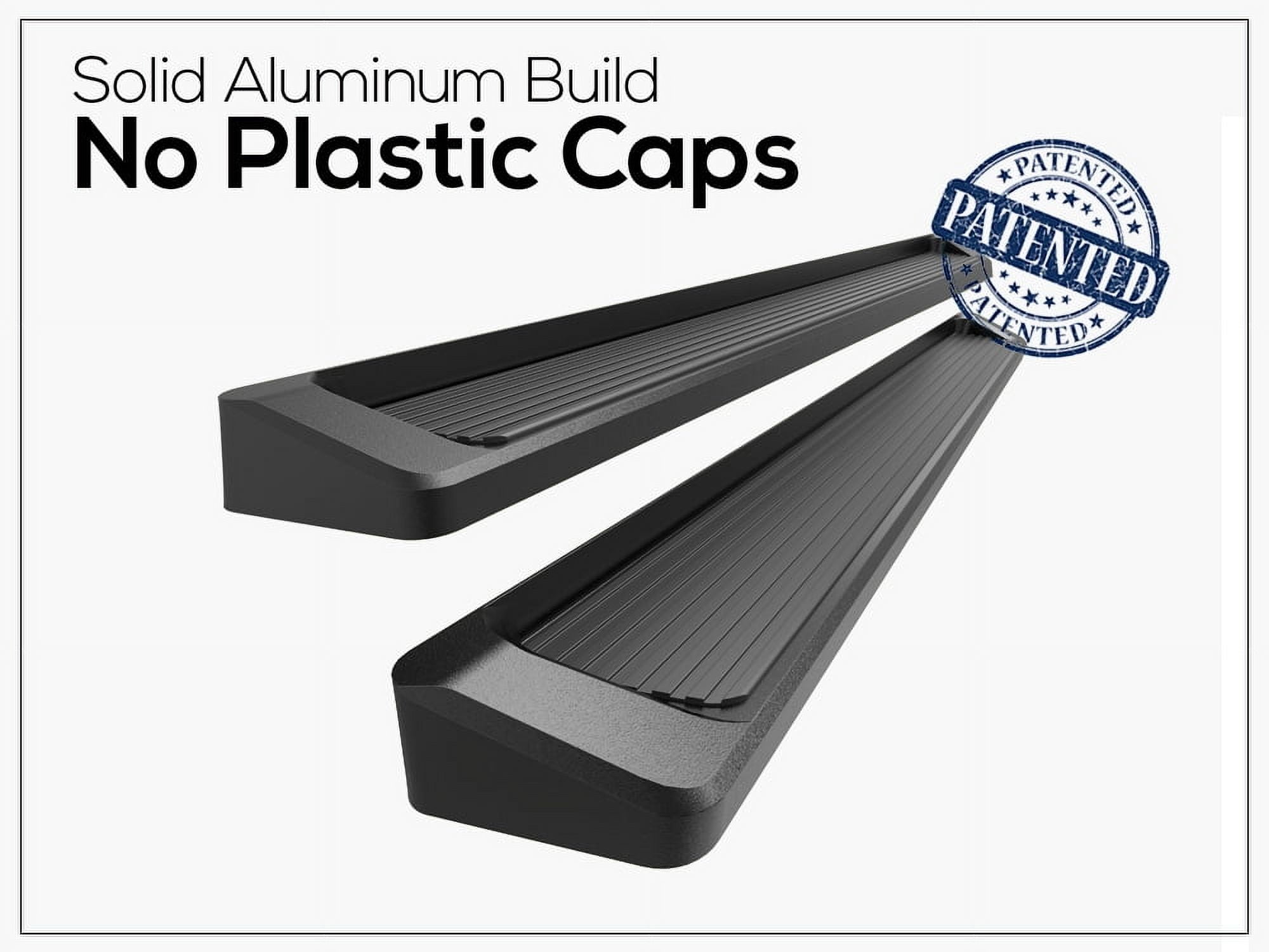 APS Black Running Boards Style Compatible with Toyota Tacoma 2005-2023 Extended Access Cab (Nerf Bars Side Steps Side Bars)