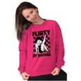 thumbnail image 4 of Betty Boop Cartoon Flirty By Nature Women Crewneck Sweatshirt Brisco Brands S, 4 of 6