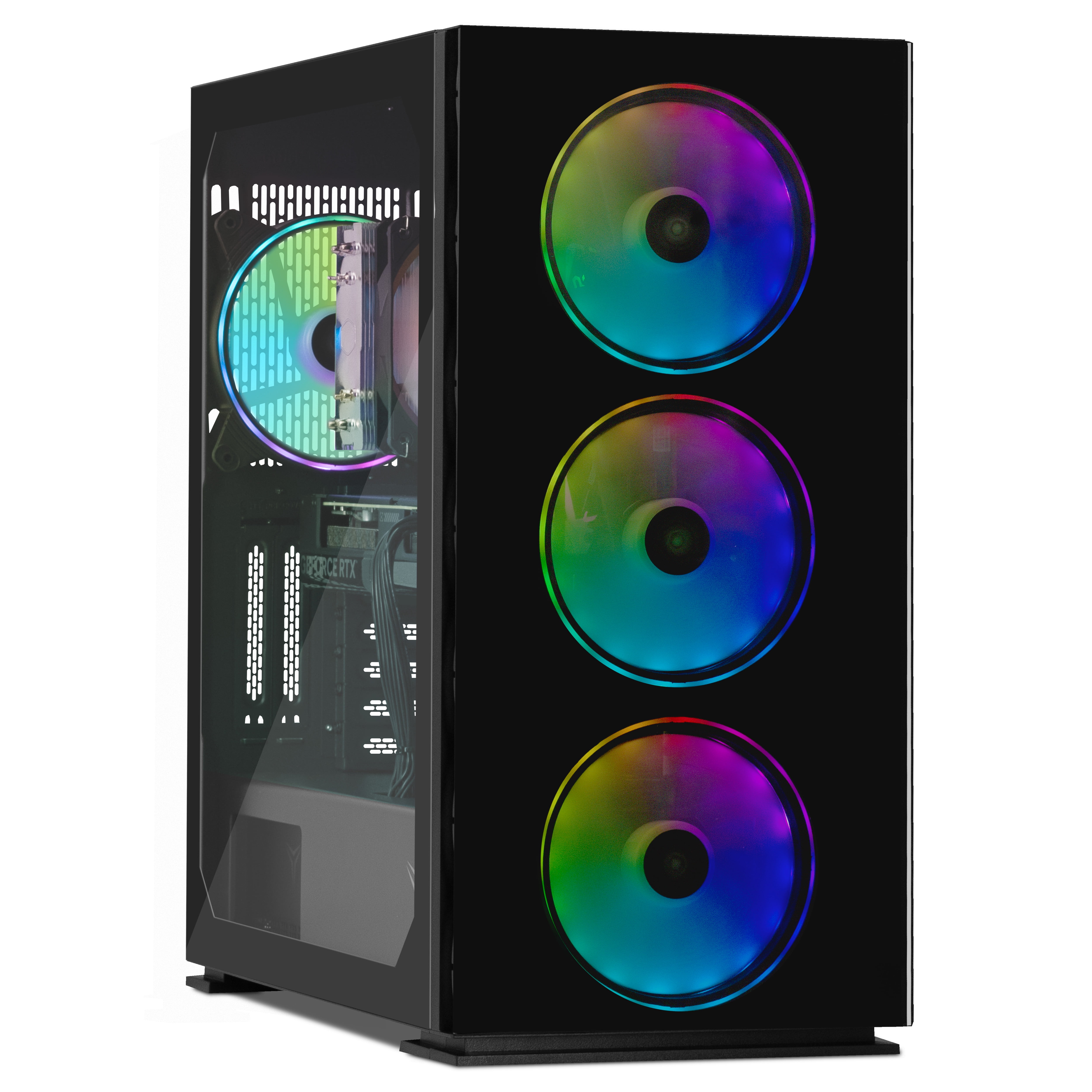 Yeyian Gaming Desktop PC YARI Intel Core Ultra 5 225F GeForce RTX 5070 – Ai Powered 32GB DDR5 6000MHz RGB 1 TB NVMe SSD Windows 11 Home - YPI-YA225FC-5701N