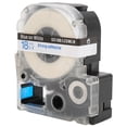 thumbnail image 3 of PET Sticker, Labeling Tape Printer Label Making Tape Labeling Machine Ribbon PET Label Tape  For SR230C SR230CH SR530C, SR550C, SR3900C Red Word On White Background,Blue Word On, 3 of 8