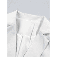 thumbnail image 4 of Womens Solid Color Casual Blazers Open Front Long Sleeve Work Office Jackets Blazer Coat, 4 of 5
